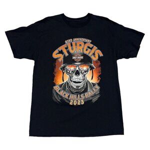 Harley Davidson STURGIS Motorcycle Biker Week Skull Tee Shirt Mens XL